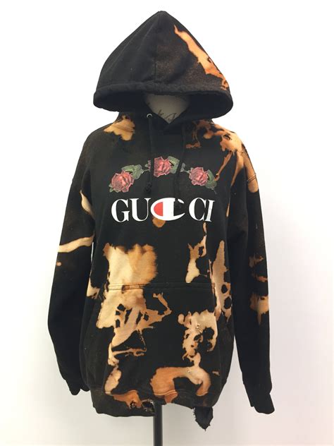 fake gucci hoodie etsy|gucci x champion hoodie real.